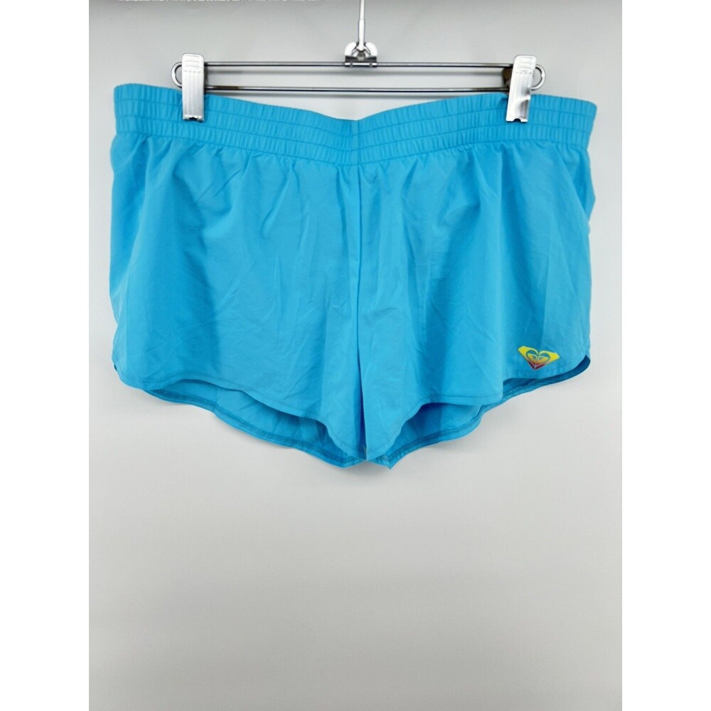 NWT Roxy Love Navy Blue Lined Stretch Performance Board Shorts Size L